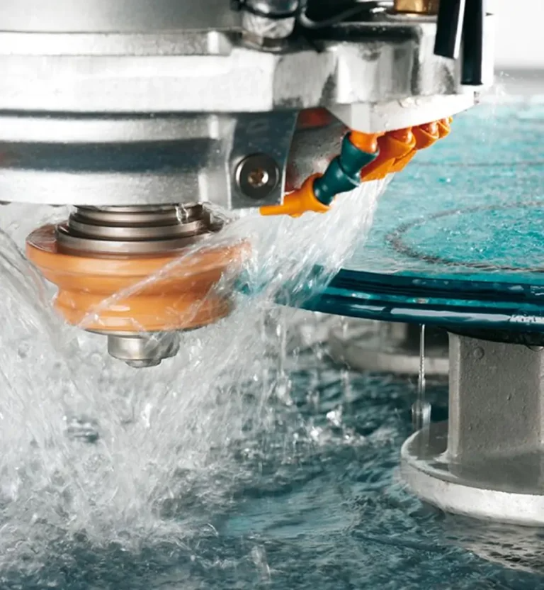 Precision glass edging and finishing for anti-glare glass products
