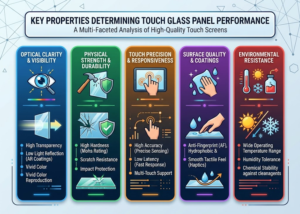 Key Properties That Determine Touch Glass Panel Performance