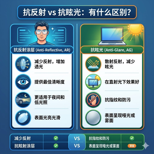 Anti-Reflective Coating vs Anti-GlareWhat Is the Difference