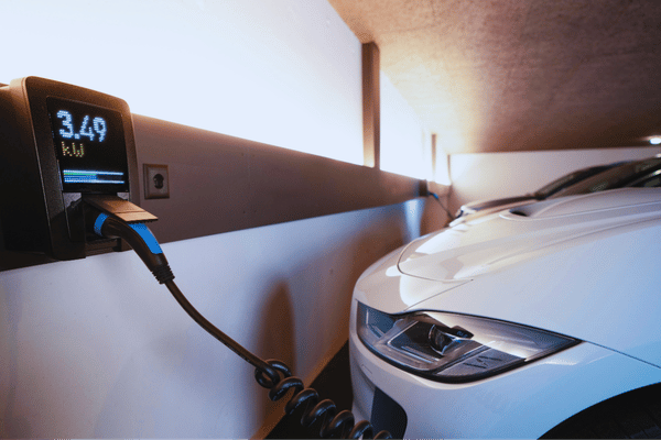 Parking Garage EV Charger Display