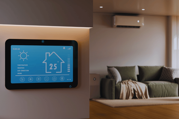 Smart Home & IoT Control Panel Glass