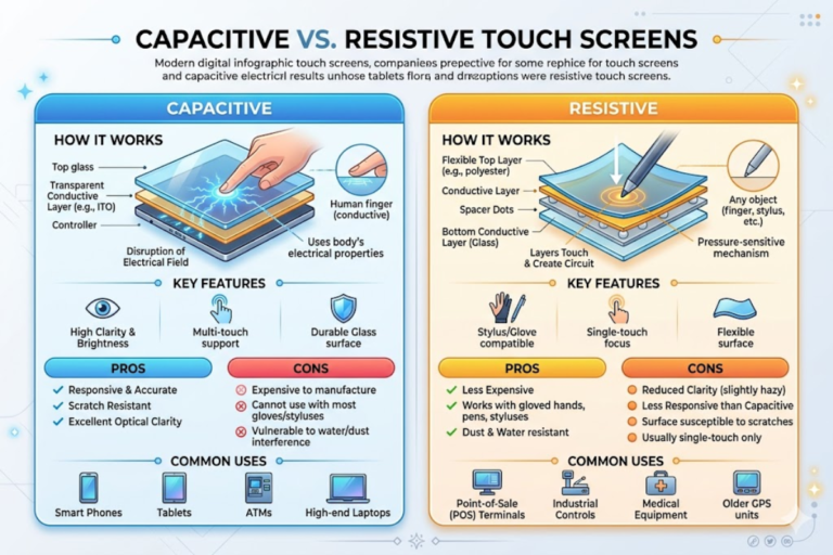 capacitive vs resistive touch screen