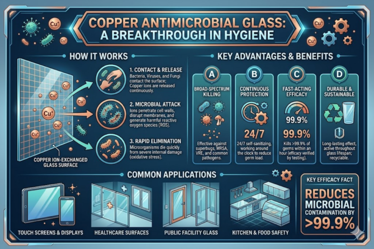 Copper vs Silver Antimicrobial Glass: Which Ion Wins for Your Application