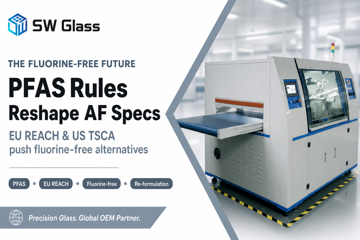 The Fluorine-Free Future: How PFAS Rules Are Reshaping AF Specs — SW Glass