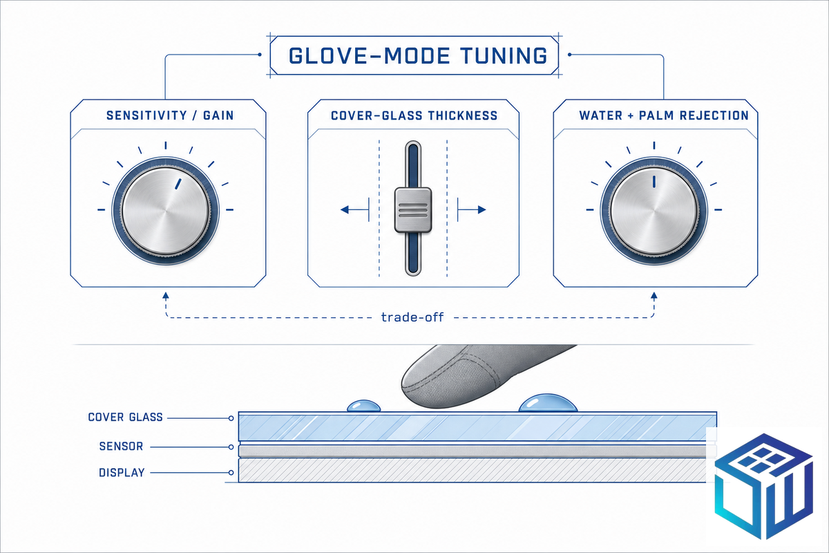 Glove Mode & Firmware: How PCAP Is Made Glove-Operable — SW Glass