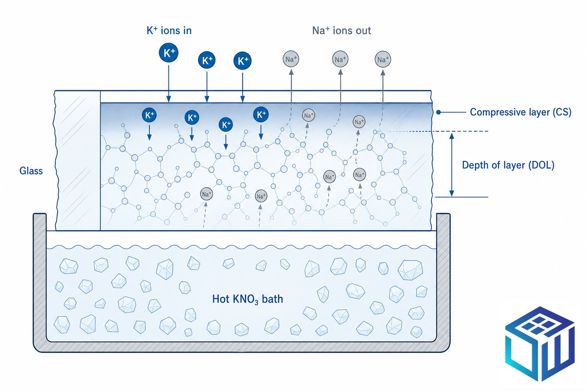 Cover Glass: Material, Thickness & Chemical Strengthening — SW Glass