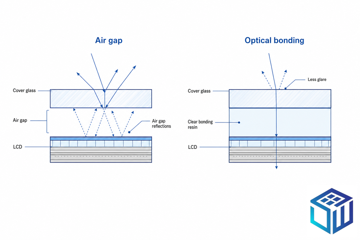 Readability: AG, AR, AF Coatings & Optical Bonding — SW Glass