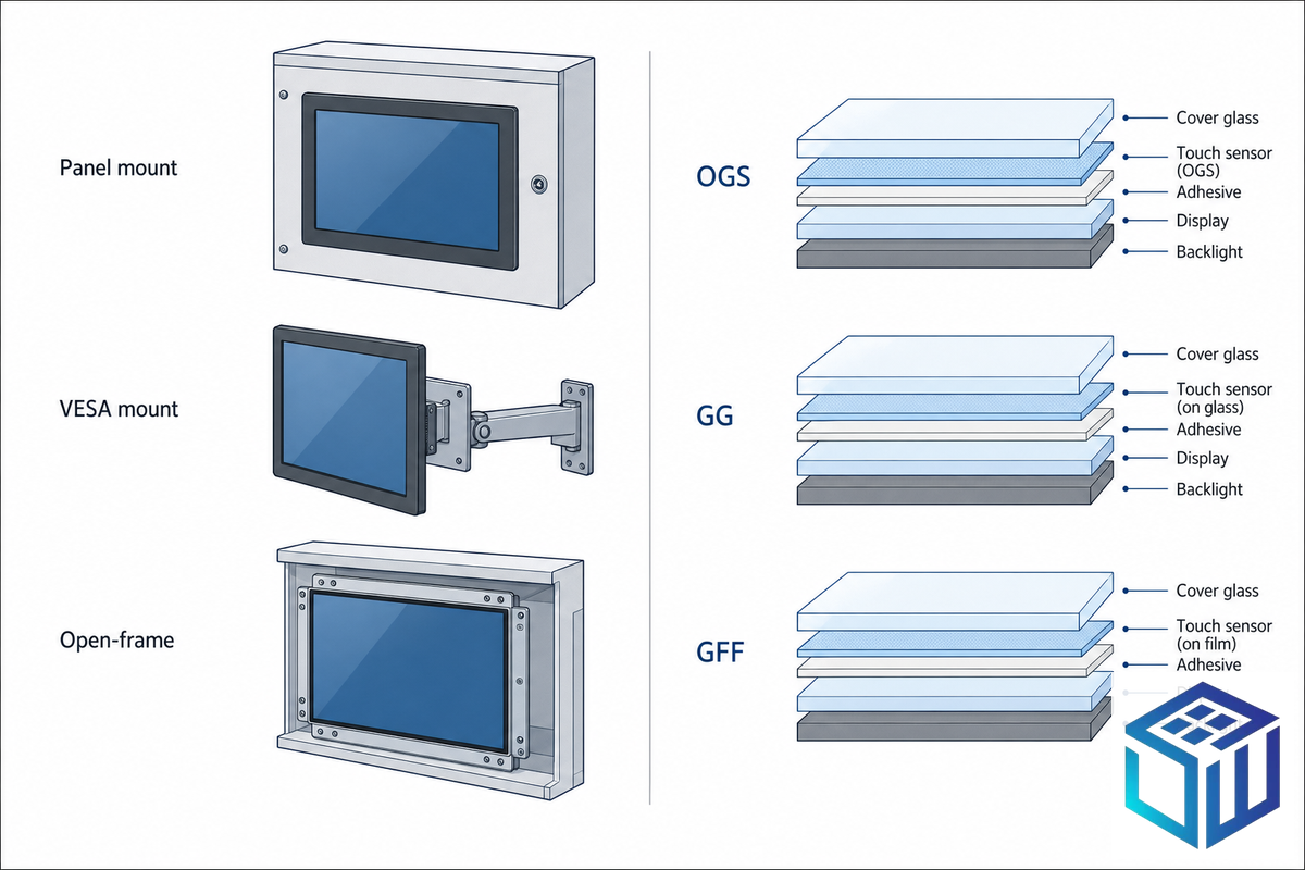 Mounting, Sizing & Display Integration — SW Glass