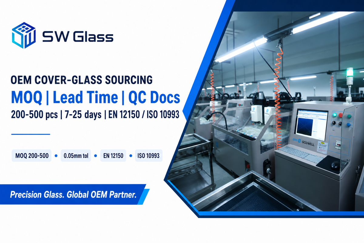 Sourcing: MOQ, Lead Time, Customization & QC Documents — SW Glass