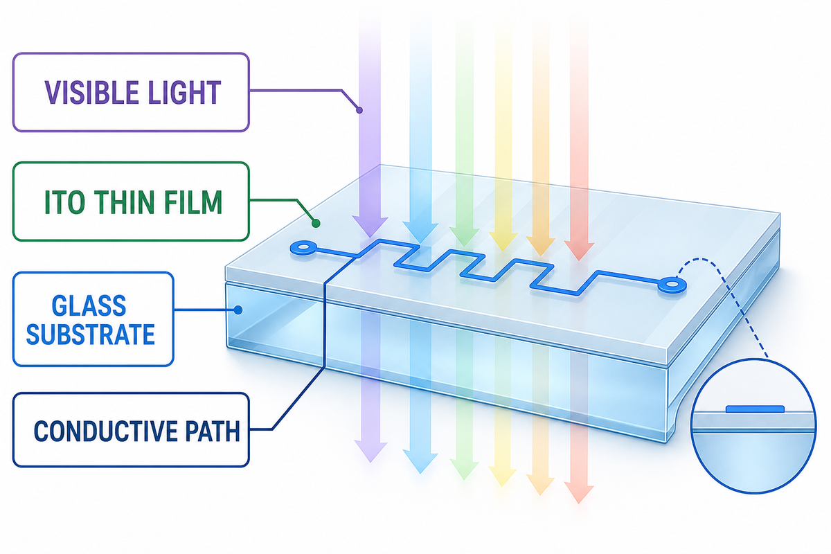 What ITO Coating Adds to a Glass Substrate — Saiwei Glass