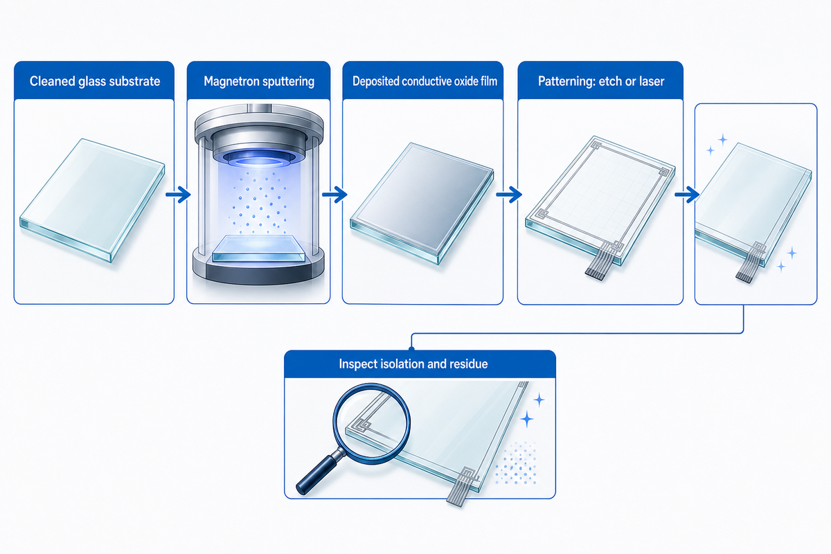 How Is ITO Coating Glass Made? — Saiwei Glass