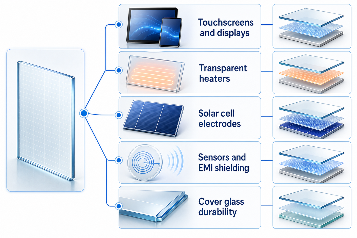 What Is ITO Glass Used For? — Saiwei Glass