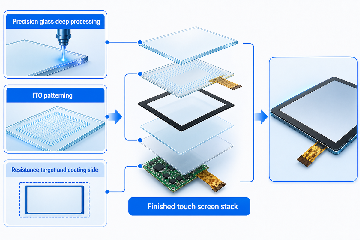 How Saiwei Applies ITO Glass in Touch Screen Projects — Saiwei Glass