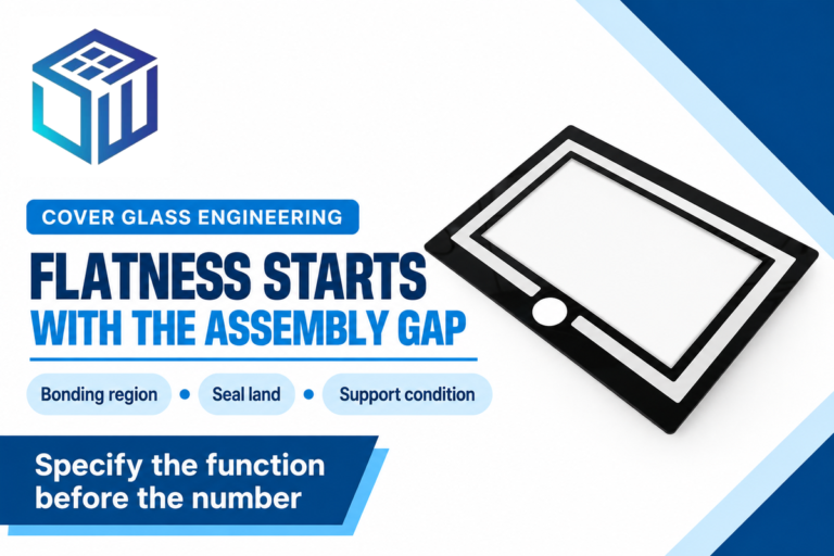 cover glass flatness tolerance: How Tight?