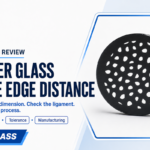 Cover Glass Hole Edge Distance: 3 Drawing Checks